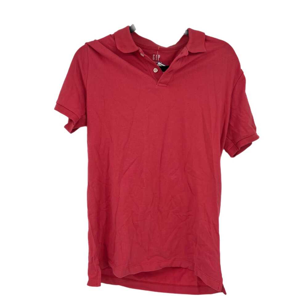 GAP Red Short Sleeve Polo Shirt | Mens S